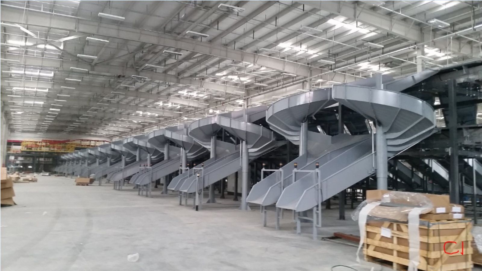 螺旋滑槽 第三方仓储输送利器