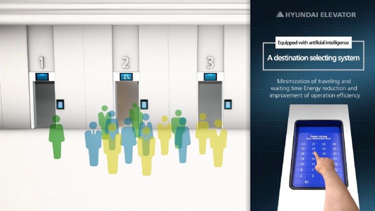现代电梯开发联网智慧电梯 解决送货机械人不会搭电梯的问题