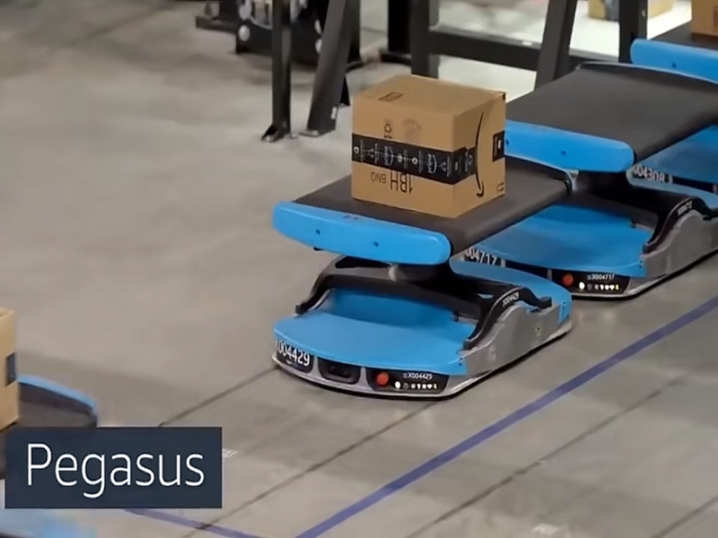 亚马逊的智能仓库里都有些什么？