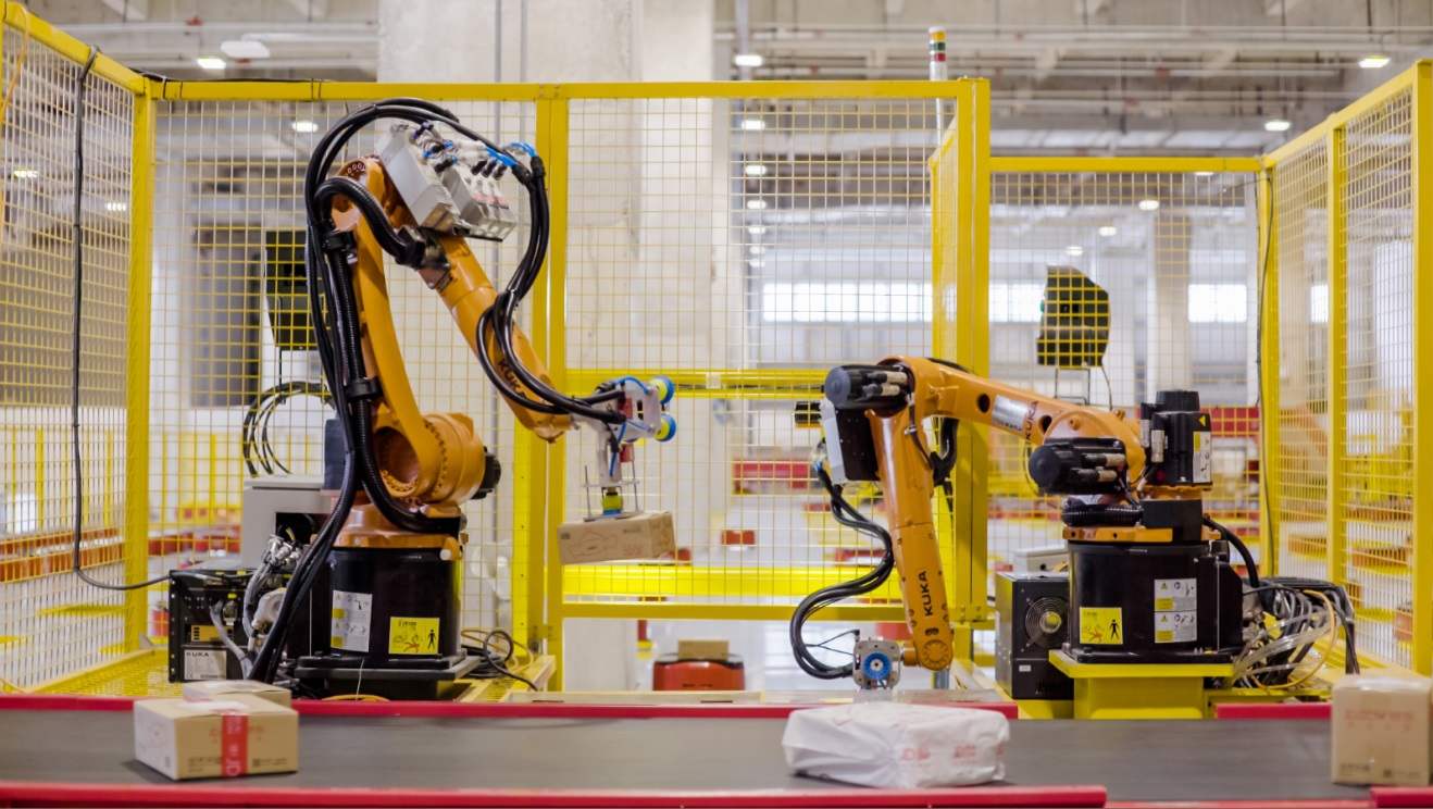 AI仓储物流机械臂